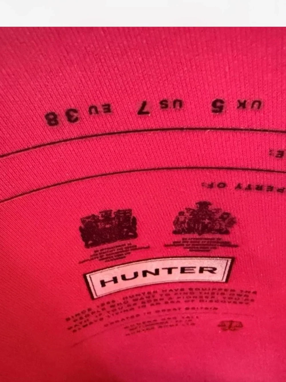 Hunter hot bright pink  Rain Boots